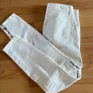 Paige white skinny jeans